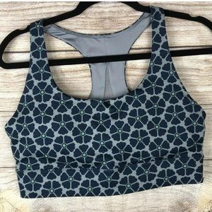 NEW DIP Activewear Printed Racerback Sports Bra XL